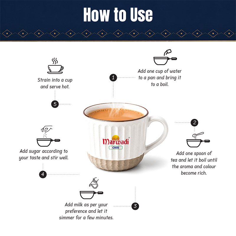 Marwadi Chai CTC Assam Leaf Tea Box Pack - Image 3