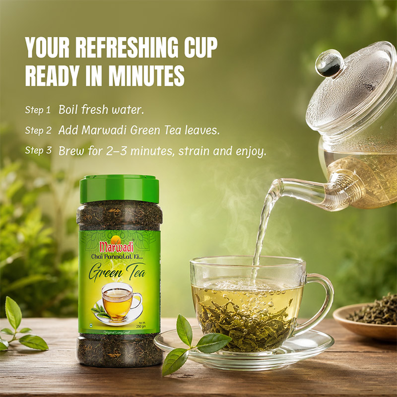 Marwadi Green Tea Jar - Image 4